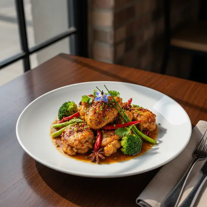 Poulet Chongqing aux Piments (La Zi Ji) - Recette facile prête en 40 minutes
