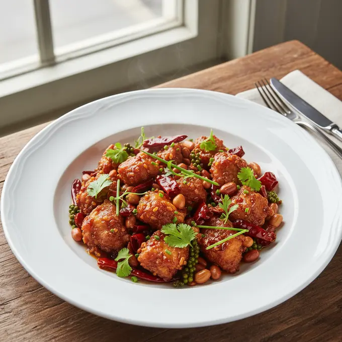Poulet Chongqing aux Piments (La Zi Ji) - Recette facile prête en 40 minutes