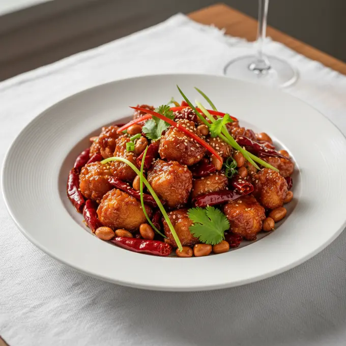 Poulet Chongqing aux Piments (La Zi Ji) - Recette facile prête en 40 minutes