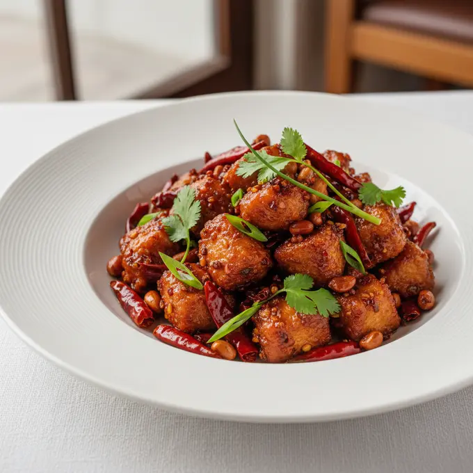 Poulet Chongqing aux Piments (La Zi Ji) - Recette facile prête en 40 minutes