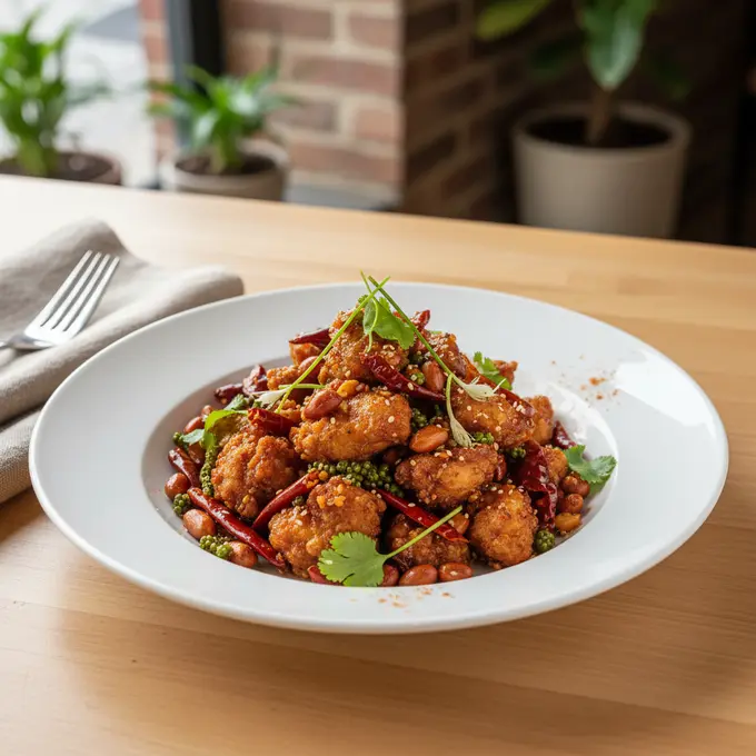 Poulet Chongqing aux Piments (La Zi Ji) - Recette facile prête en 40 minutes