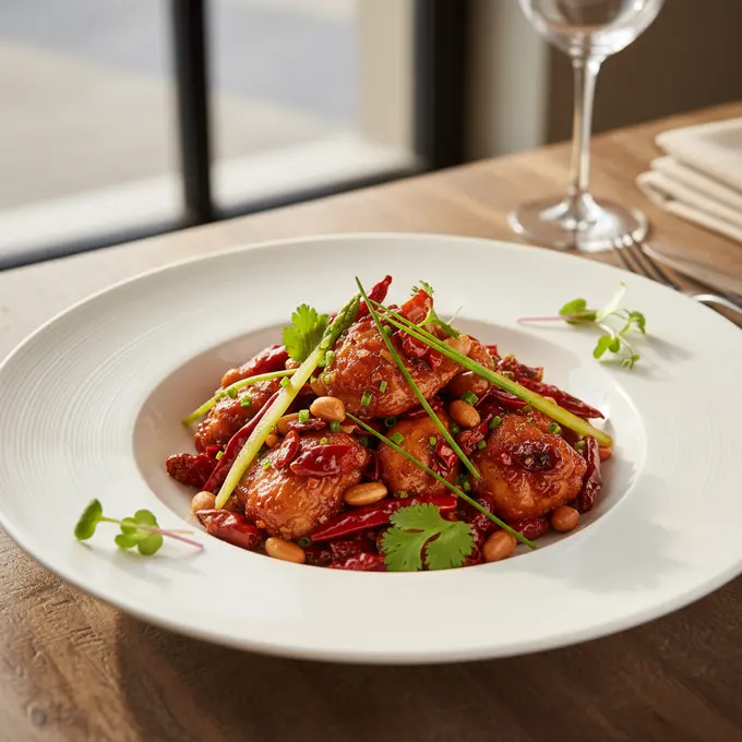 Poulet Chongqing aux Piments (La Zi Ji) - Recette facile prête en 40 minutes