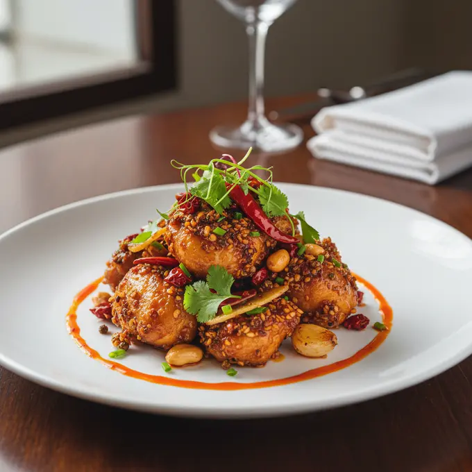 Poulet Chongqing aux Piments (La Zi Ji) - Recette facile prête en 40 minutes