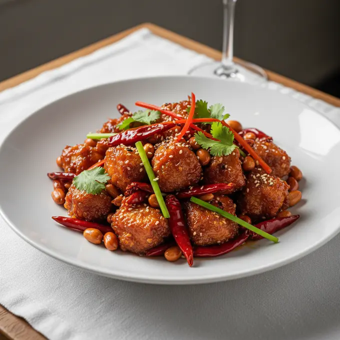 Poulet Chongqing aux Piments (La Zi Ji) - Recette facile prête en 40 minutes
