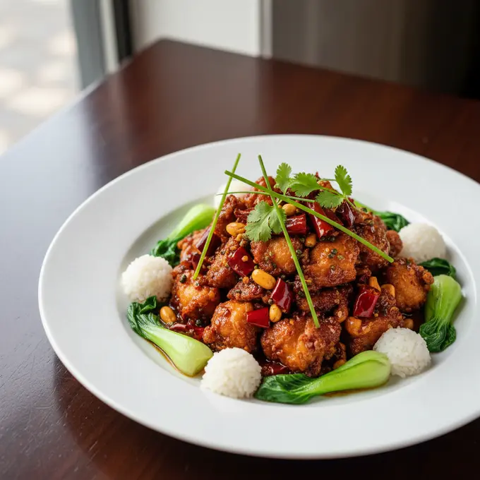 Poulet Chongqing aux Piments (La Zi Ji) - Recette facile prête en 40 minutes