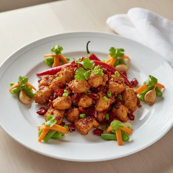 Poulet Chongqing aux Piments (La Zi Ji) - Recette facile prête en 40 minutes