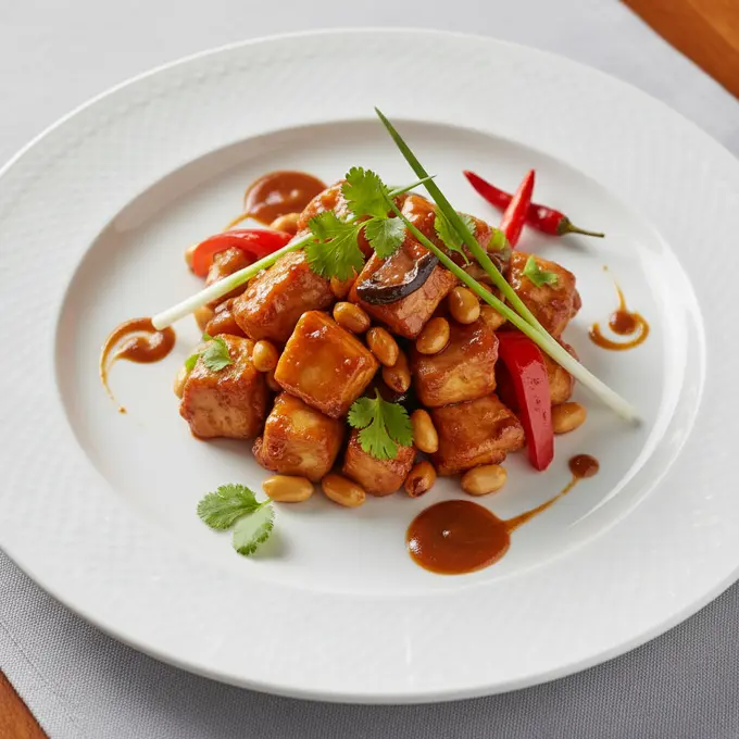Poulet Kung Pao aux Cacahuètes (Sichuan) - Recette facile prête en 30 minutes