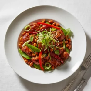 Poulet Kung Pao aux Cacahuètes (Sichuan) - Recette facile prête en 30 minutes