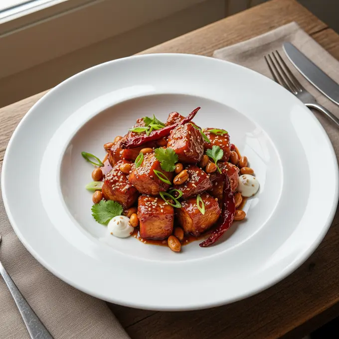 Poulet Kung Pao aux Cacahuètes (Sichuan) - Recette facile prête en 30 minutes