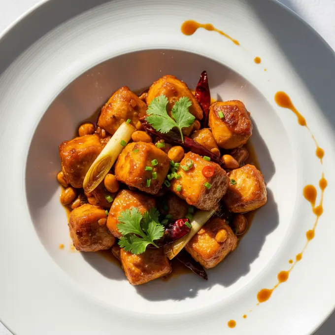 Poulet Kung Pao aux Cacahuètes (Sichuan) - Recette facile prête en 30 minutes