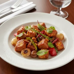 Poulet Kung Pao aux Cacahuètes (Sichuan) - Recette facile prête en 30 minutes