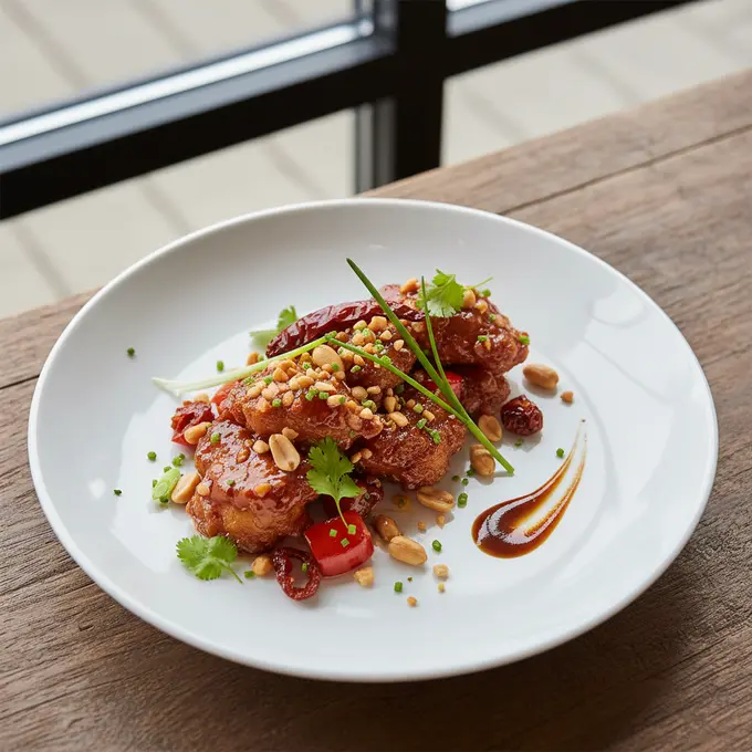 Poulet Kung Pao aux Cacahuètes (Sichuan) - Recette facile prête en 30 minutes