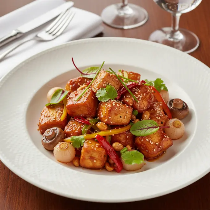 Poulet Kung Pao aux Cacahuètes (Sichuan)
