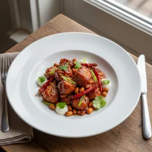 Poulet Kung Pao aux Cacahuètes (Sichuan) - Recette facile prête en 30 minutes