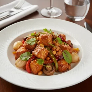 Poulet Kung Pao aux Cacahuètes (Sichuan) - Recette facile prête en 30 minutes