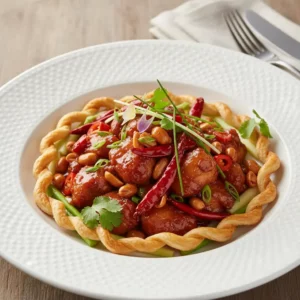 Poulet Kung Pao aux Cacahuètes (Sichuan) - Recette facile prête en 30 minutes