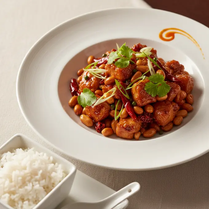 Poulet Kung Pao aux Cacahuètes (Sichuan) - Recette facile prête en 30 minutes