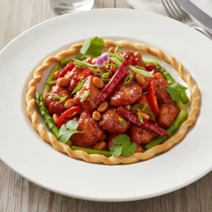Poulet Kung Pao aux Cacahuètes (Sichuan) - Recette facile prête en 30 minutes