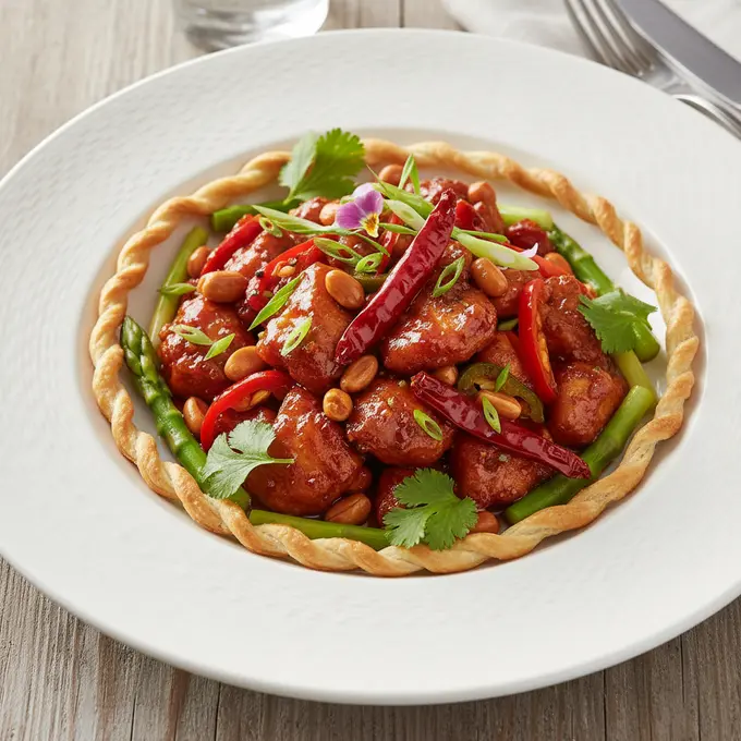Poulet Kung Pao aux Cacahuètes (Sichuan) - Recette facile prête en 30 minutes