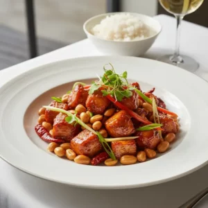 Poulet Kung Pao aux Cacahuètes (Sichuan) - Recette facile prête en 30 minutes