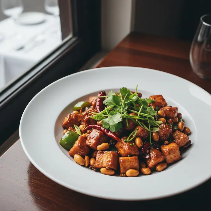 Poulet Kung Pao aux Cacahuètes (Sichuan) - Recette facile prête en 30 minutes