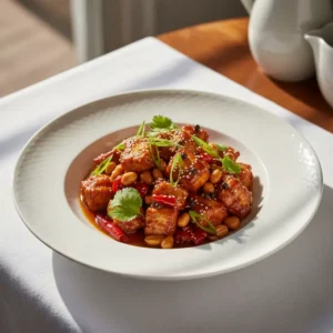 Poulet Kung Pao aux Cacahuètes (Sichuan) - Recette facile prête en 30 minutes