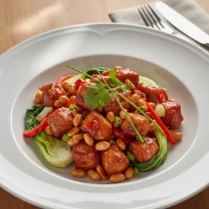 Poulet Kung Pao aux Cacahuètes (Sichuan) - Recette facile prête en 30 minutes