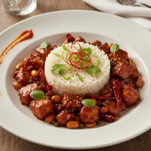Poulet Kung Pao aux Cacahuètes (Sichuan) - Recette facile prête en 30 minutes