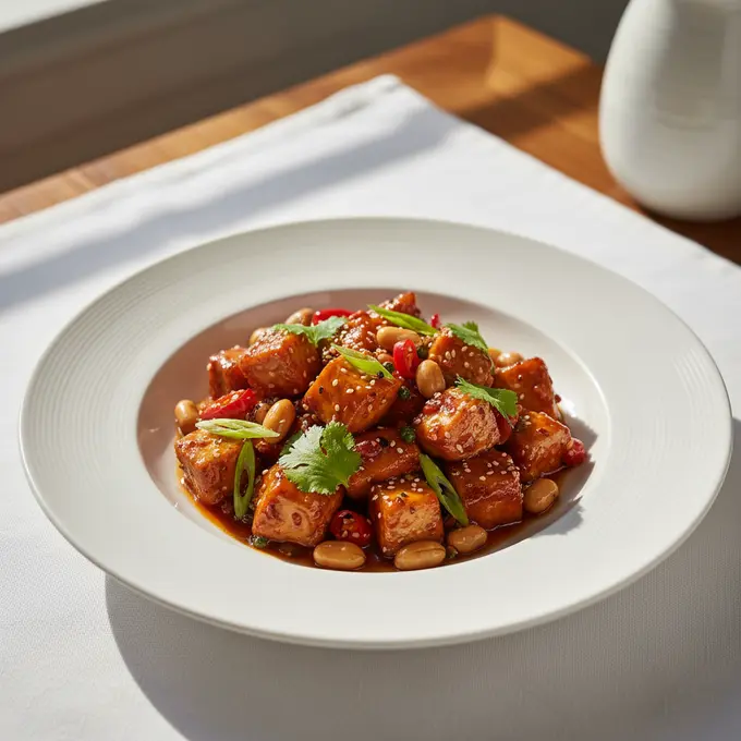 Poulet Kung Pao aux Cacahuètes (Sichuan) - Recette facile prête en 30 minutes