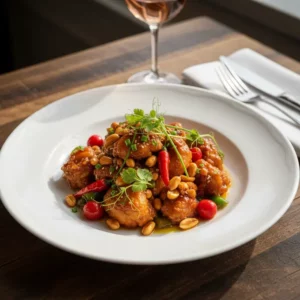 Poulet Kung Pao aux Cacahuètes (Sichuan) - Recette facile prête en 30 minutes