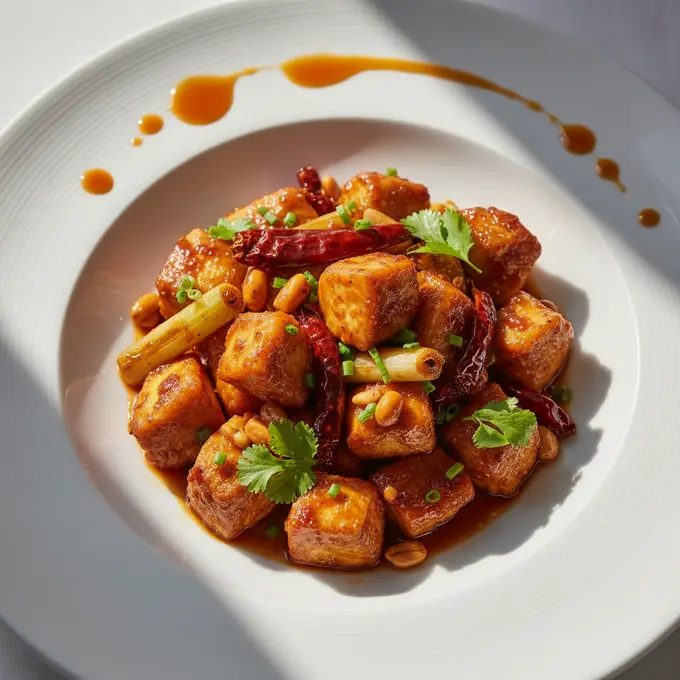 Poulet Kung Pao aux Cacahuètes (Sichuan) - Recette facile prête en 30 minutes