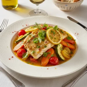 Tagine de Poisson à la Chermoula et Légumes - Recette facile prête en 80 minutes